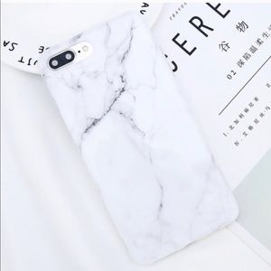 NWT iPhone 8, 8 Plus White Marble Phone Case